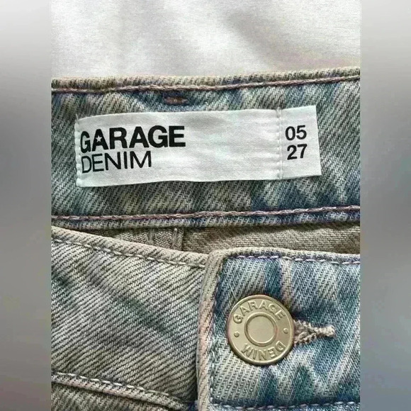 Garage Denim Decontracte Slouchy Quincy Blue Women's Size 5/27 NWT - Picture 11 of 16